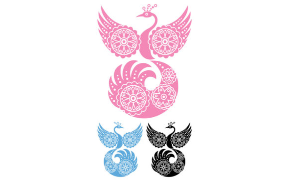 Decorative Bird: A Vector Asset for Modern Branding