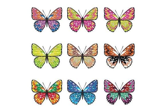 Decorative Vector Butterflies: A Summer Design Essential