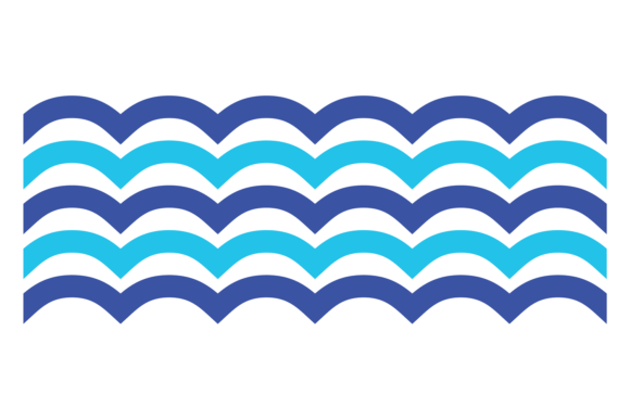 Decorative Water Surface: Waving Lines for Fluid Design