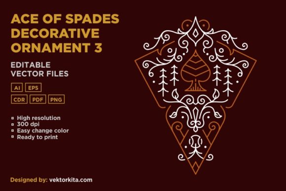Exploring the Ace of Spades Decorative Ornament 3