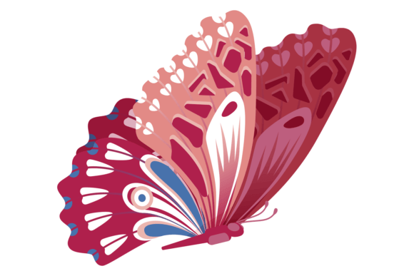 Flying Butterfly: Decorative Winged Insect Font