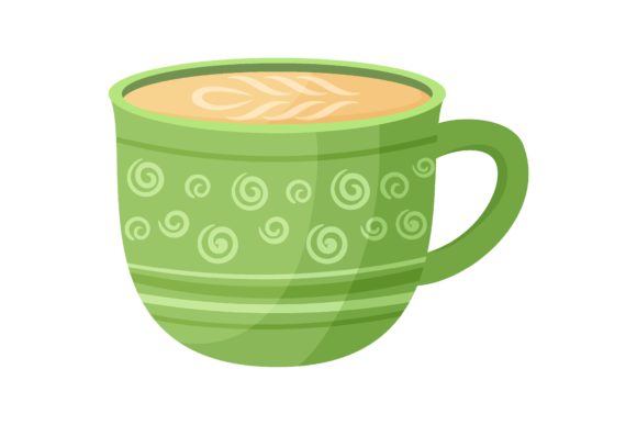 Hot Drink in Mug: Cozy Font for Christmas Designs