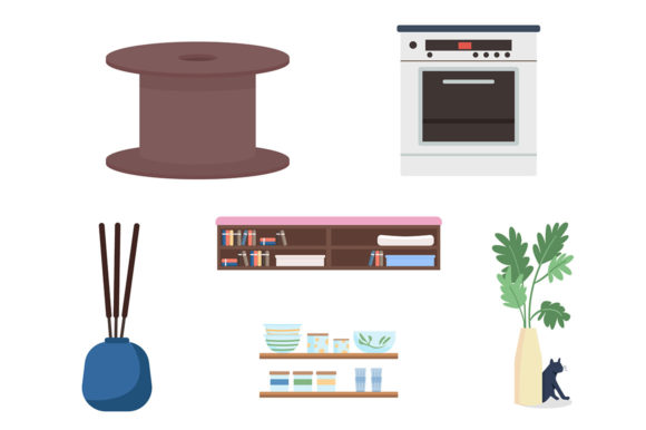 Smart Design Solutions with Decorative Furniture Vectors
