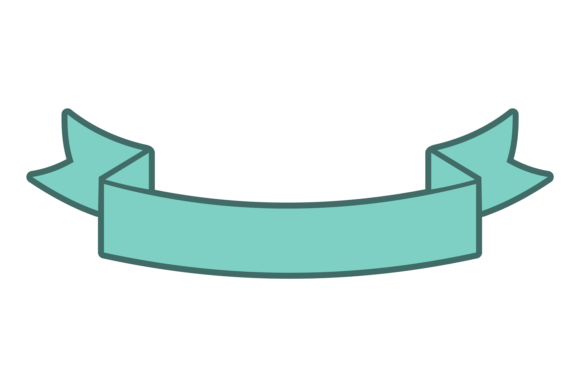 The Vintage Allure of a Green Ribbon Strip Banner